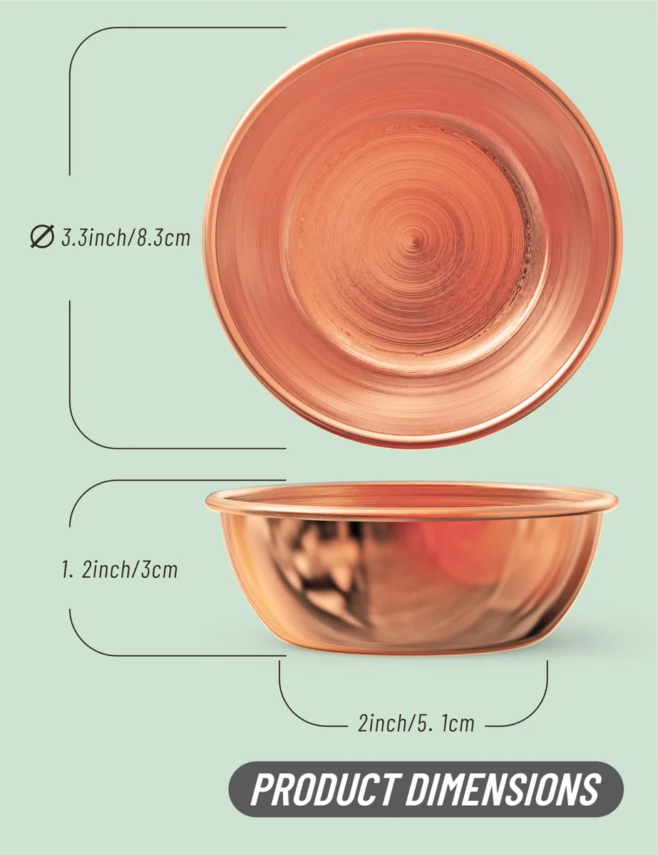 Confezione da 8 piatti da salsa in acciaio inox da 90,7 g, mini piattini individuali per condimenti, salse per sushi, antipasti, piatti rotondi color oro rosa per cene eleganti
