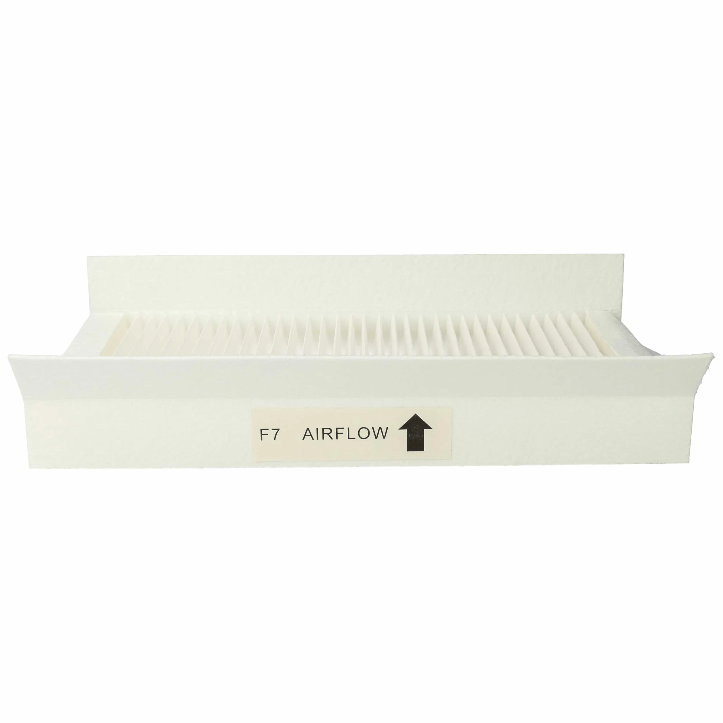 vhbw Set di filtri Compatibile con Zehnder ComfoAir 180 Sistema di Ventilazione - Filtri dell'Aria G4 / F7 (2 Pezzi), 24 x 12 x 5 cm, Bianco