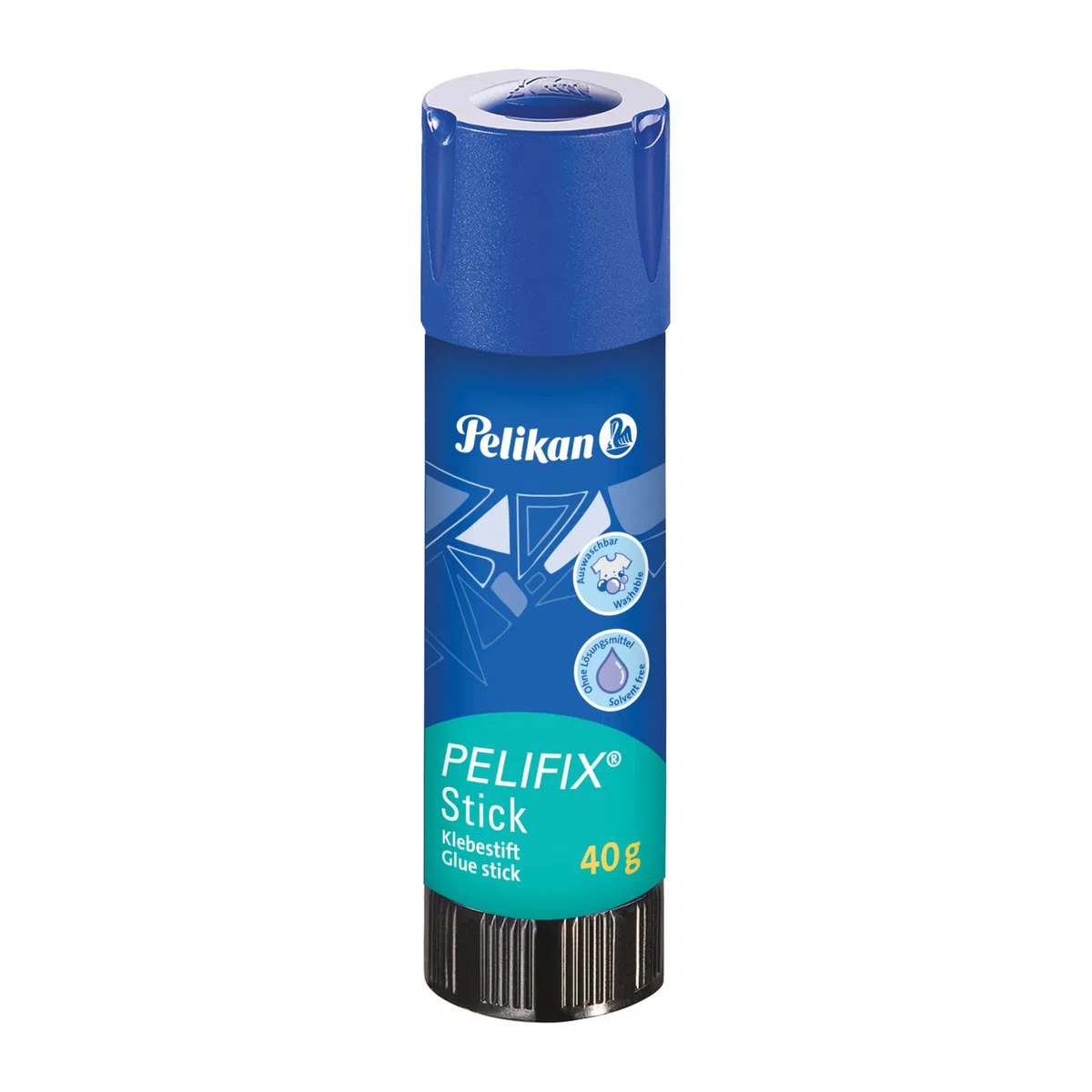 Pelikan Pelifix, Colla Stick Maxi 40 g, Confezione da 12 Pezzi, Colla Trasparente, Senza Solventi, Lavabile, Sicura per i Bambini, per la Scuola, Lavoretti, Carta Cartoncino e Fotografie
