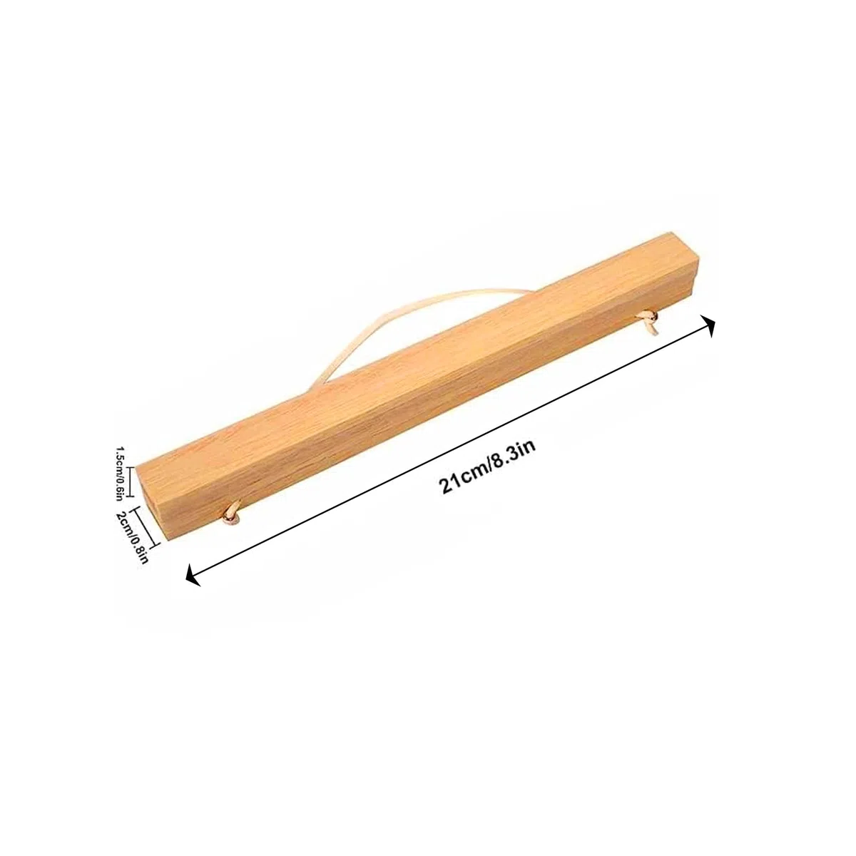 2 Pezzi Magnetico Poster Telaio, Ganci per Cornice per Poster in Legno, Magnetico Poster Telaio per Elegante Decorazione Murale Poster da Esposizione(21 cm)