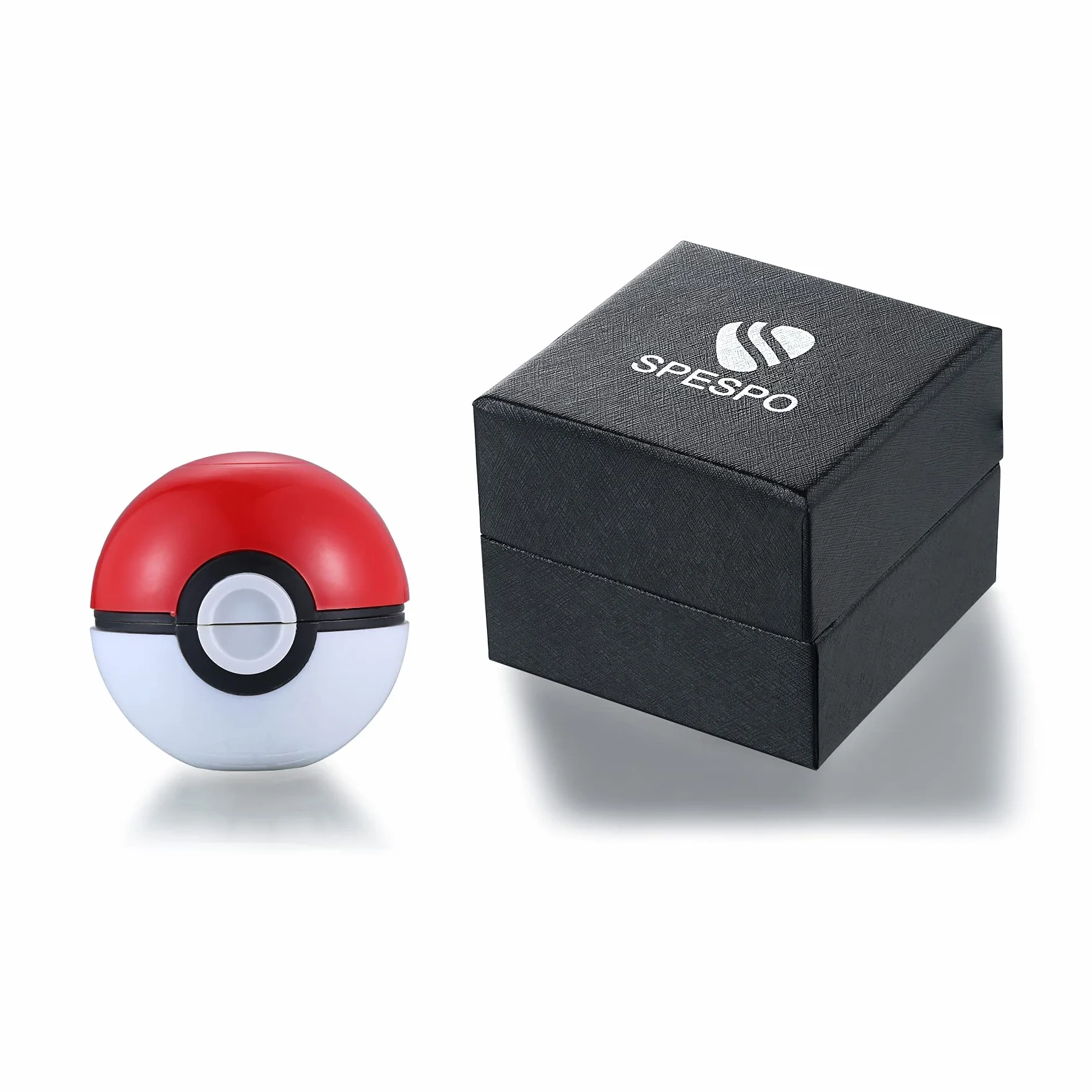 Macinino meccanico per spezie, dei Pokéball, a forma di Poké Ball, in 3 pezzi, 51 mm