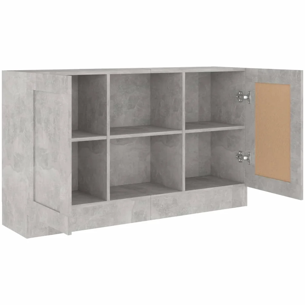 vidaXL Credenza Grigio Cemento 120x30,5x70 cm in Legno Multistrato