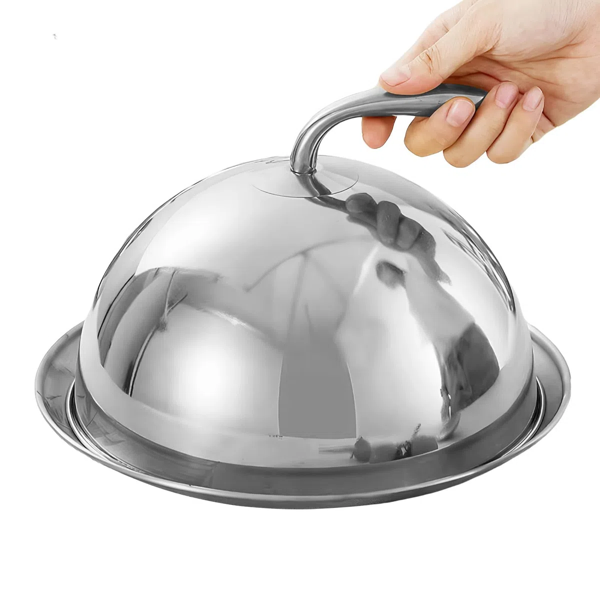 Generico Copertura Basting,Protettore per Il Servizio di Cibo | Coperchio A Cupola in Acciaio Inossidabile per Alimenti - per Casa Cena Picnic Cucina Compleanno Tavola da Pranzo Ristorante