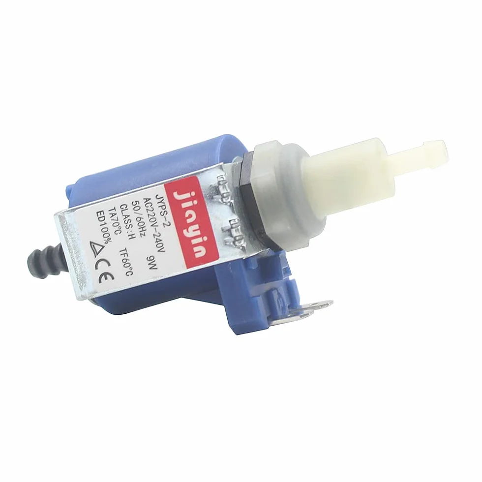 JIAYIN JYPS-2 AC 220 V-240 V 9 W 50 Hz Pompa di aspirazione dell'acqua originale a pistone Pompa elettromagnetica per ferro elettrico, macchina da appendere, mocio a vapore, indumento piroscafo, ecc