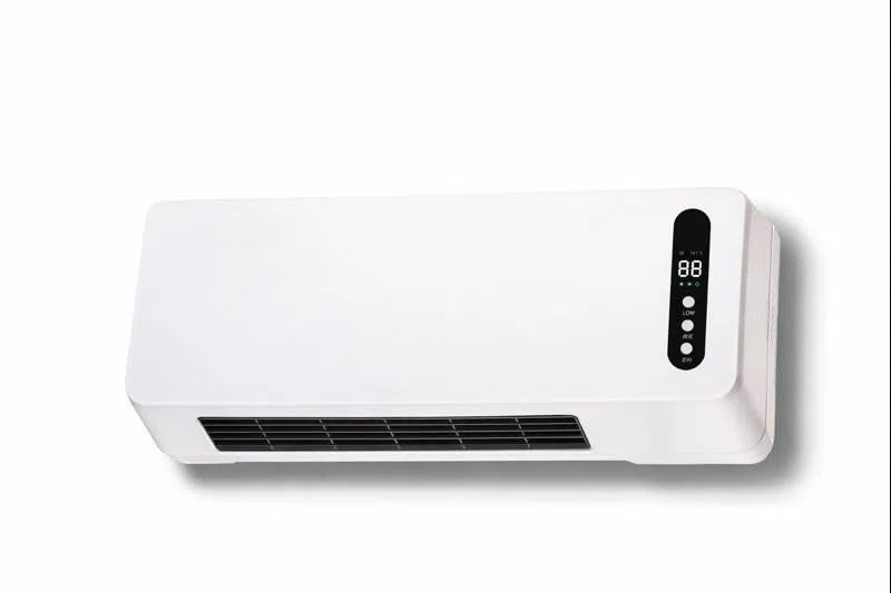 Termoconvettore Ceramico Elettrico da Parete con Funzione Ventilatore Estiva Telecomando e Timer Display LCD 2 Livelli di Potenza 1000W / 2000W – LEMAG SRL
