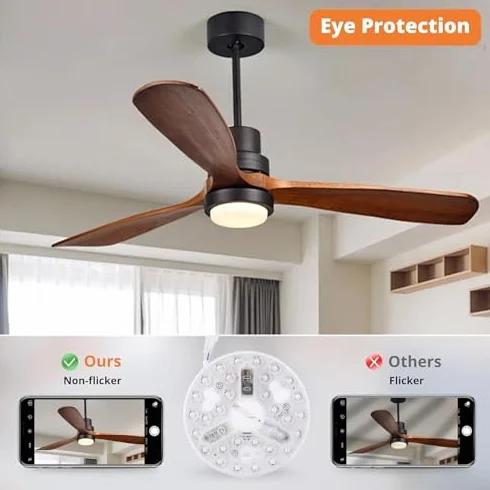 Kit di illuminazione a LED retrofit da 5,3 pollici per luce a filo soffitto, pannello di ricambio per ventilatore da soffitto, 15 W, 3000 K, 4200 K, 6500 K, luce LED
