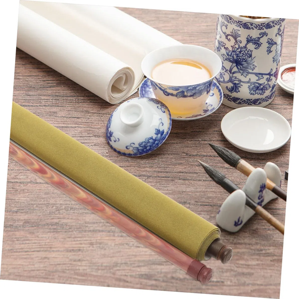 DOITOOL Panno Calligrafico ad Acqua Riutilizzabile per Principianti Spesso Resistente per Pratica Calligrafia Cinese Lavagna Magica Senza Inchiostro per Uso Quotidiano