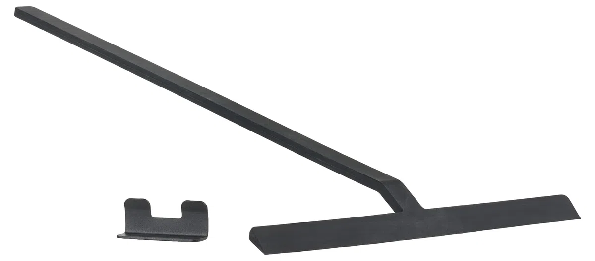 Zone Denmark Rim - Raschietto per doccia con supporto, 52 x 30 cm, colore: Nero