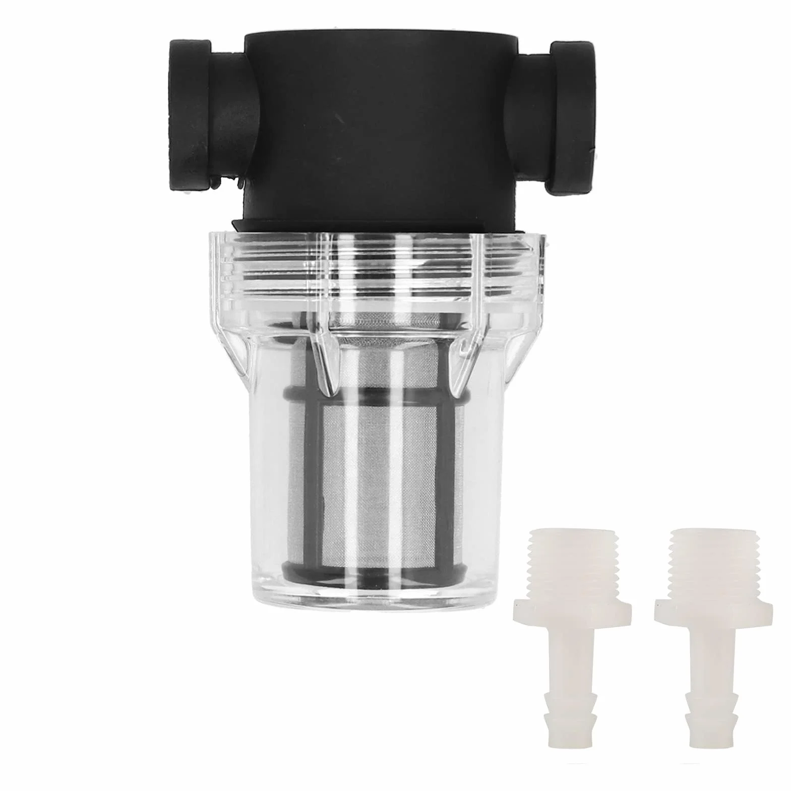 Filtro per Birra 150 Micron 80 Mesh con Tubo Flessibile 12mm per Birrificio Domestico Filtraggio Acqua e Birra
