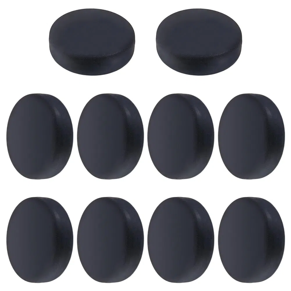 OLYCRAFT 10pz Copribottoni Neri per Jeans Adatto per Bottoni Da 18mm Copri Gemelli In TPU Copribottoni per Camicia Copri Fori per Camicia per Bottoni di Jeans per Camicie Gemelli per Jean