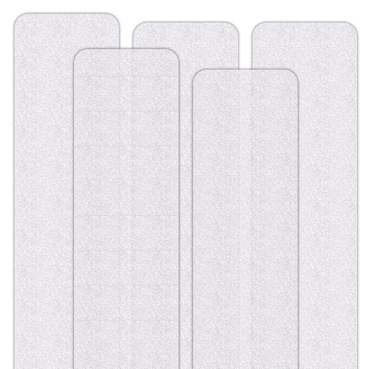 SeKi Strisce antiscivolo 5 pezzi 75 x 10 cm trasparente per scale, doccia, vasca da bagno – autoadesive, adatto per piedi nudi, classe di antiscivolo R9 secondo DIN 51130; nastro antiscivolo