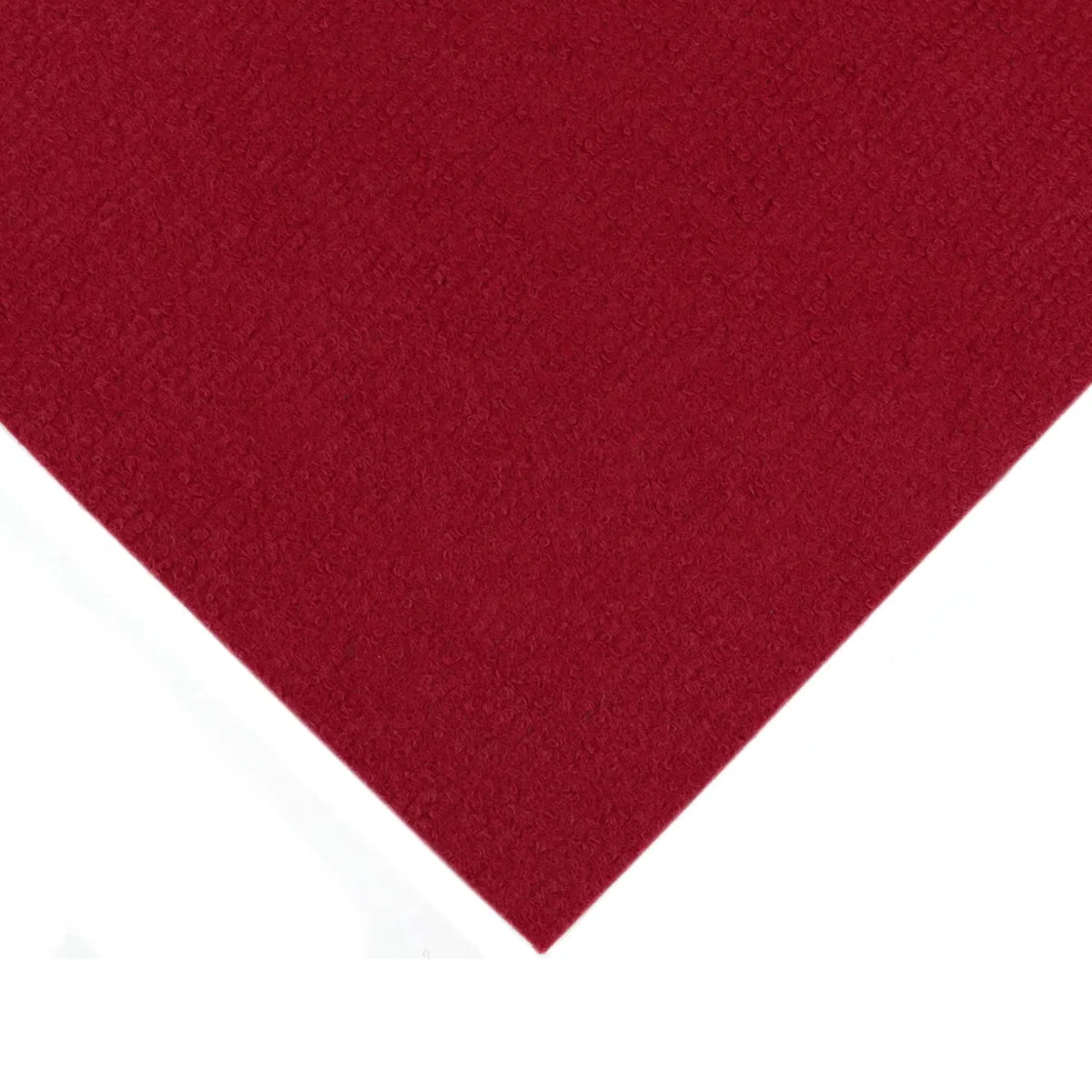 Tappeto per Matrimonio DUBLIN - Rosso scuro, 1,00m x 2,00m, Passatoia Matrimonio Chiesa, Sfilata e Cerimonie | Resistente Al Fuoco B1 | Passatoia Nuziale al Metro VIP