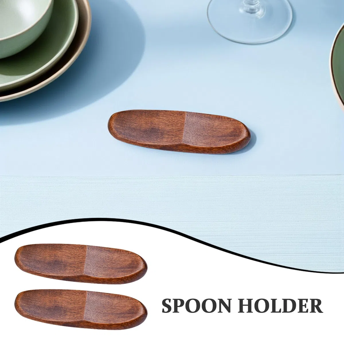 6 Pezzi Supporti in per Bacchette e Cucchiai Giapponese Posate Decorativo per Tavola e Accessori