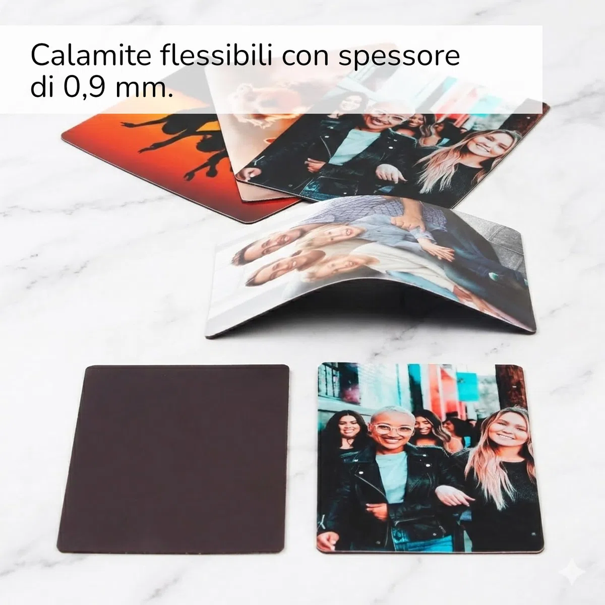 Calamite da Frigo Personalizzate con la Tua Foto - Magneti Flessibili Rettangolari - Stampa Professionale su Carta Fotografica - Regalo Originale e Unico. 16 calamite, 5 x 7,5 cm