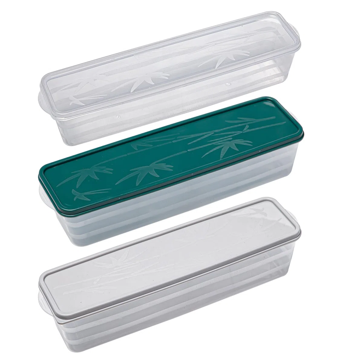 3 Pezzi Contenitori per Pasta Plastica Conservazione per Spaghetti Contenitori Ermetici per Alimenti Plastica Scatola per Spaghetti per Cereali, Pasta (3 Colori)