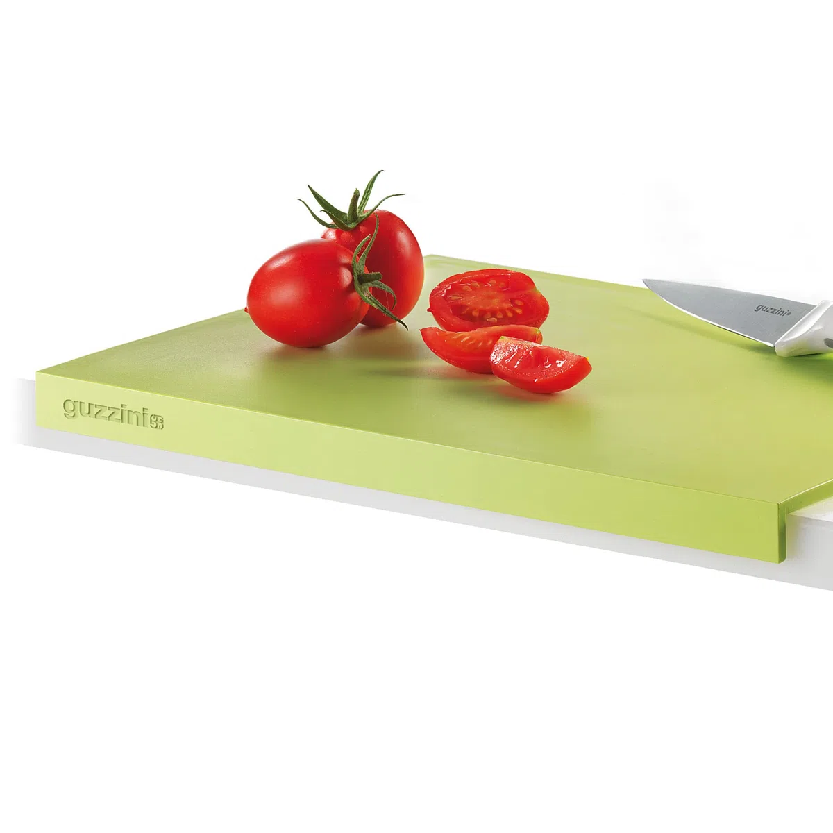 Guzzini - Kitchen Active Design, Non Clip Chop Tagliere - Bianco, 23x29.4x0.5 cm - 29280011