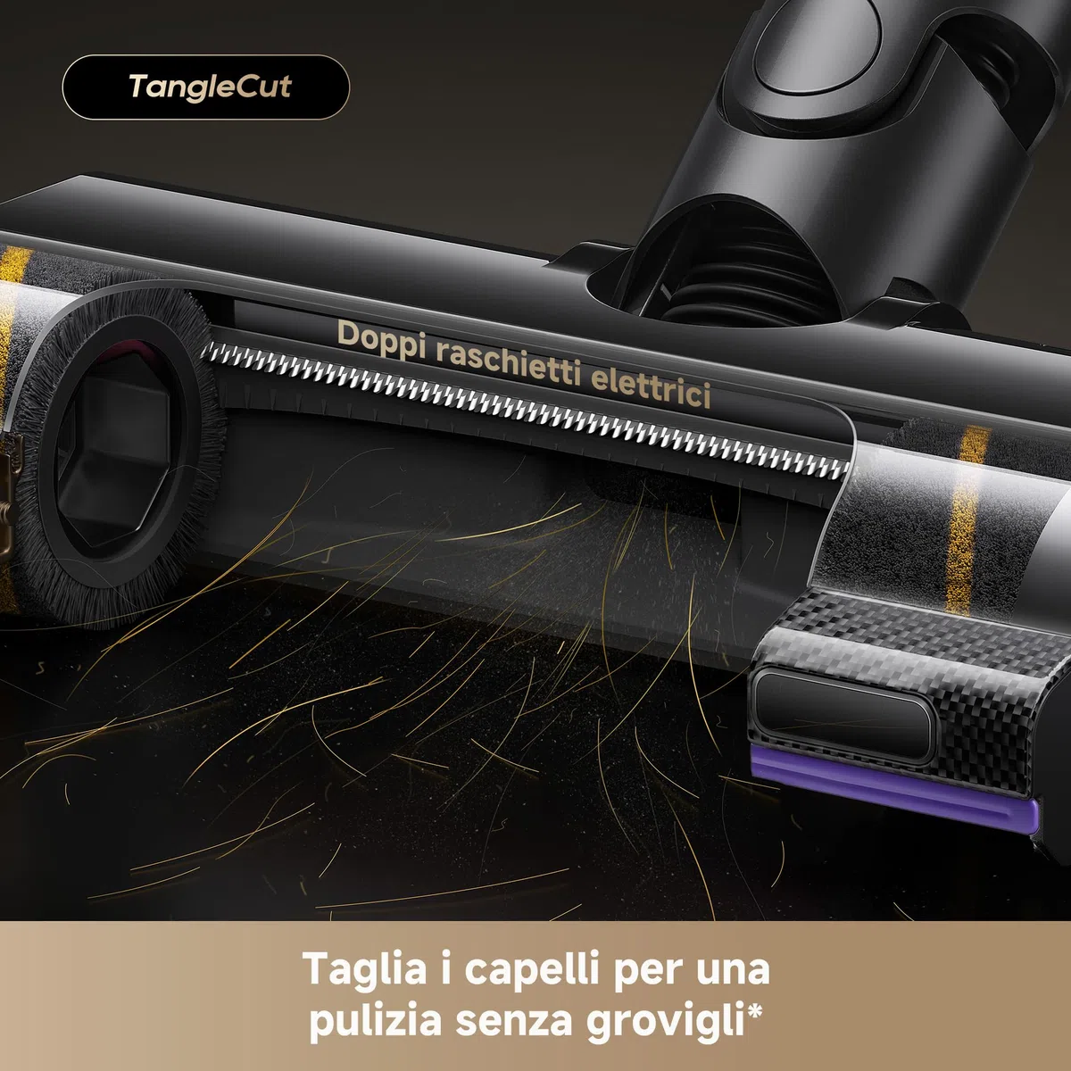DREAME V20 Pro-A Aspirapolvere Senza Fili, 0 mm dai Bordi, Anti-groviglio, Pulizia Pavimenti duri e Tappeti e Moquette, Aspirazione 24,000PA/210 AW, Autonomia Massima 90 min, Filtrazione 99,99%