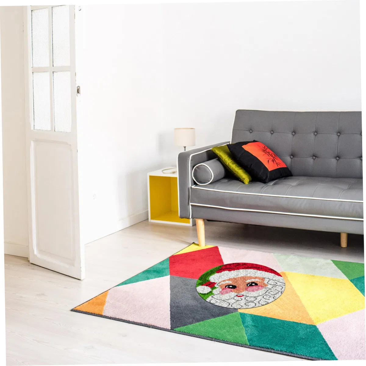 NUOBESTY 1set Kit Per Tappeti Latch Hook Fatti Mano Stile Natalizio Materiale Per Cucito Creativo e Decorazione Festiva Per Casa e Ufficio