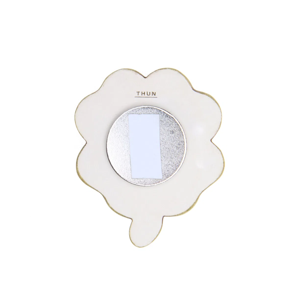 THUN - Magnete con Quadrifoglio Ceramica 5 x 5,2 cm