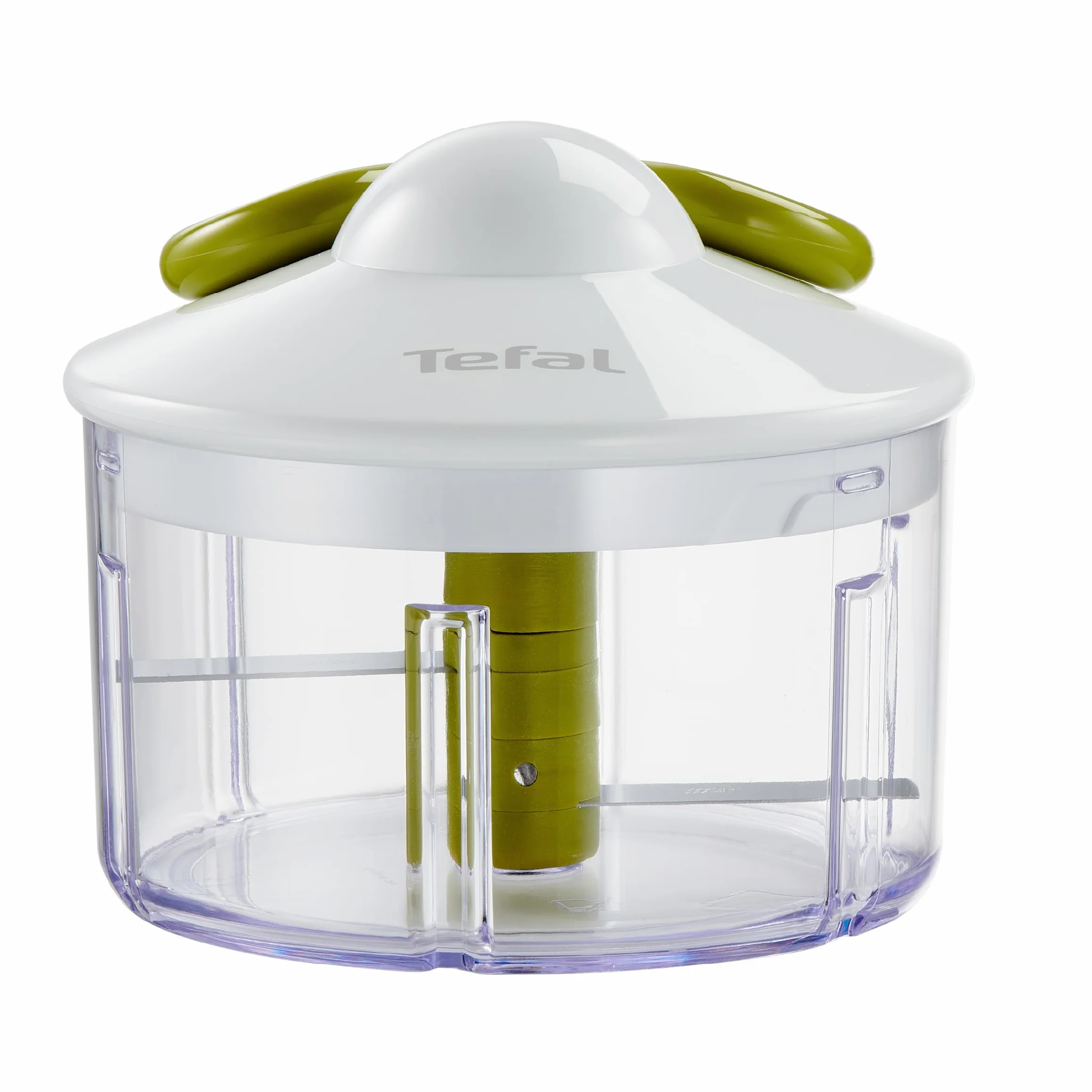 Tefal, K13304, tritatutto da 5 secondi, non necessita di corrente, capacità: 500 ml, tritatutto multiuso per verdure, frutta, cipolle, noci, aglio, alimenti per bambini, bianco/verde