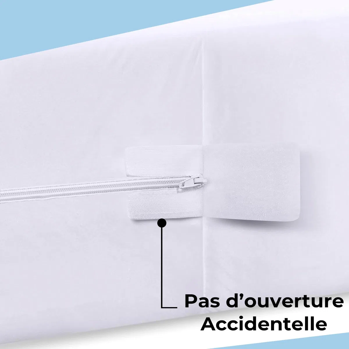 SLEEEP Coprimaterasso 180 x 200 cm, anti-cimici con cerniera, impermeabile, con certificazione OekoTex, qualità alberghiera