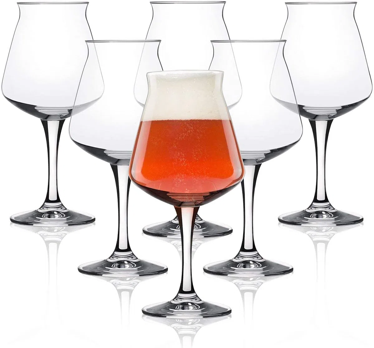 Rastal - conf. 6 Calici Degustazione BIRRA - Mod. TEKU 3.0 - 42,5 cl (14,8 oz)