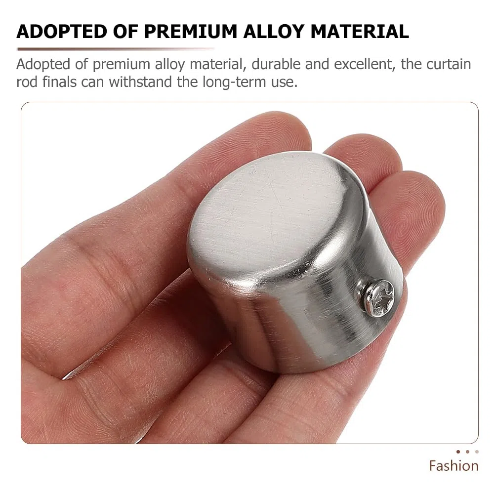 Alipis 4Pezzi Tappi Terminali per da Premium Design e Facile Installazione per Decorare Finestre Adatti Bastoni per Tende e Tende