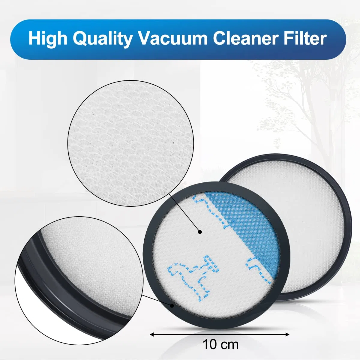 2pcs Jajadeal Ricambio di Filtro Spugna per Rowenta Powerline Extreme Cyclonic RH8133 RH8147 RH8155 RH8165 Aspirapolvere