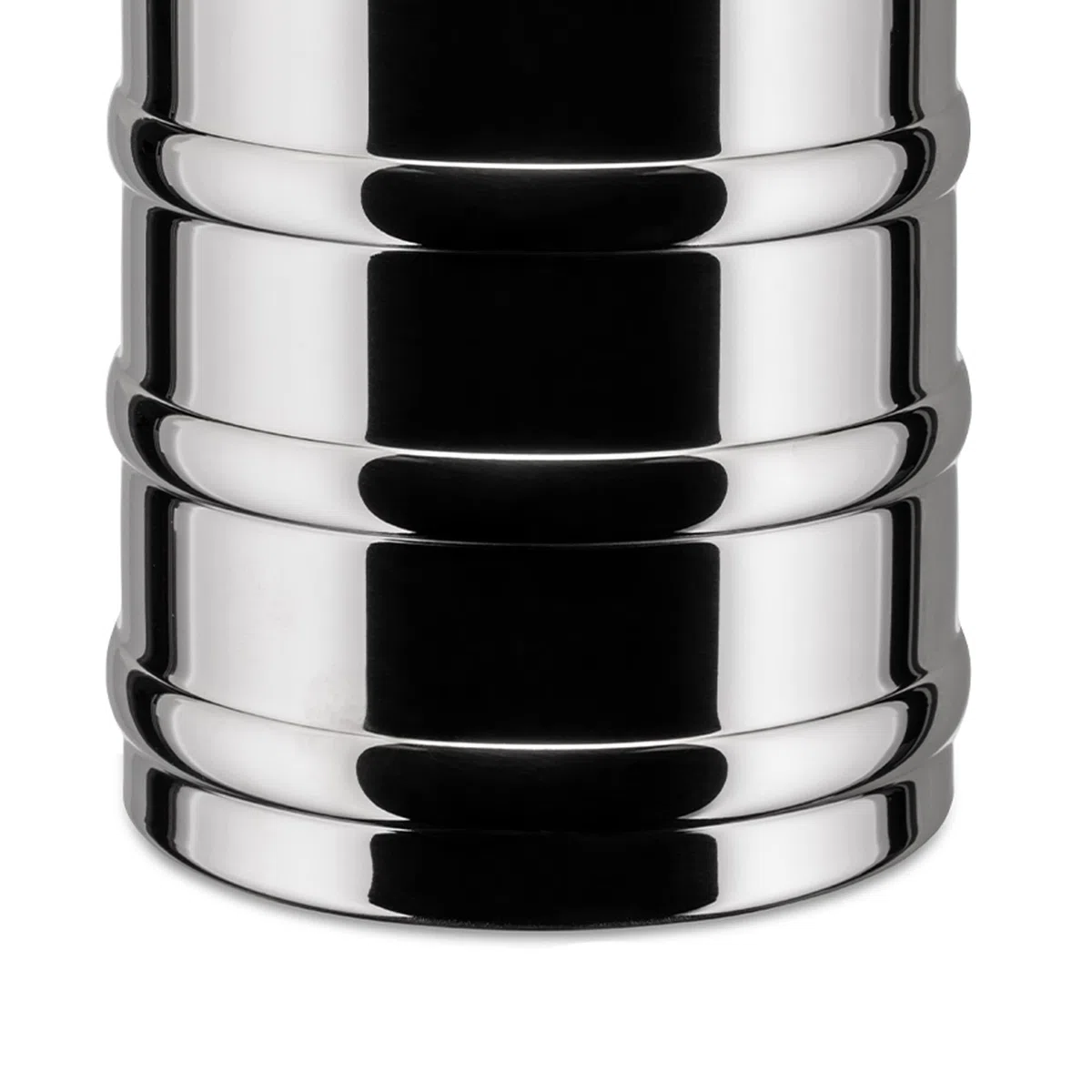 Alessi Kalistò 3 CB03 - Barattolo di Design, in Acciaio Inossidabile 18/10 Lucido con Pomolo in Alluminio, 114 cl