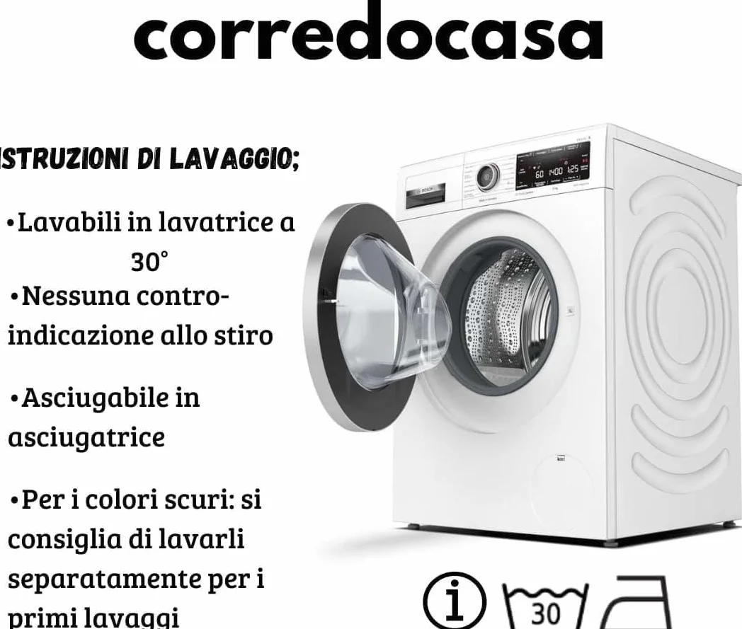 Corredocasa Set da 2 Pezzi Tappeto da Bagno in Puro Cotone Bianco, Arredo Elegante per Scendi Doccia, Dimensioni 50x75 cm, Ideale per Alberghi e B&B e Casa con Design Raffinato e Assorbenza Eccellente