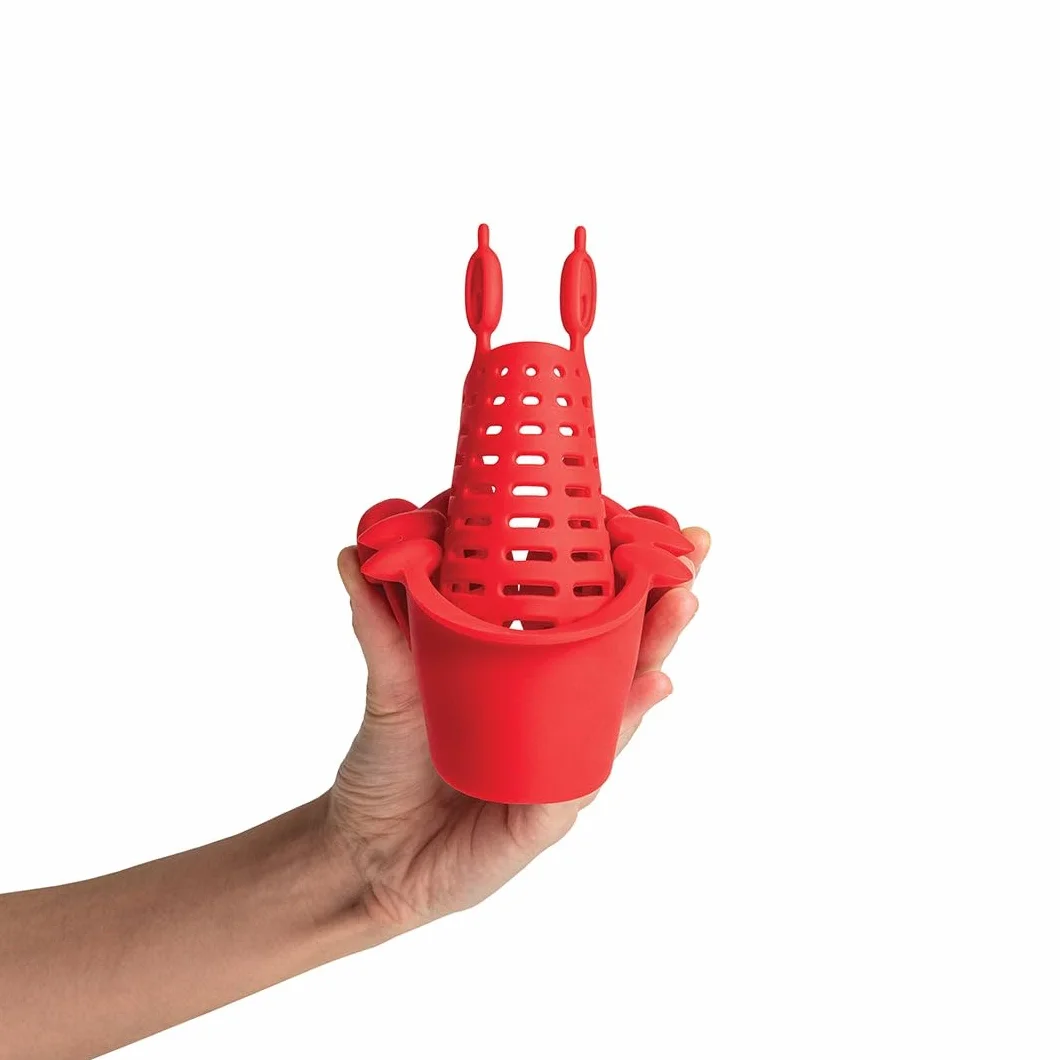 Scolapasta di OTOTO - Utensili Cucina Divertenti, Gadget Cucina, Accessori de cucina, Colino per Spaghetti e Alimenti (Granchio - Scolapasta da Pentola)