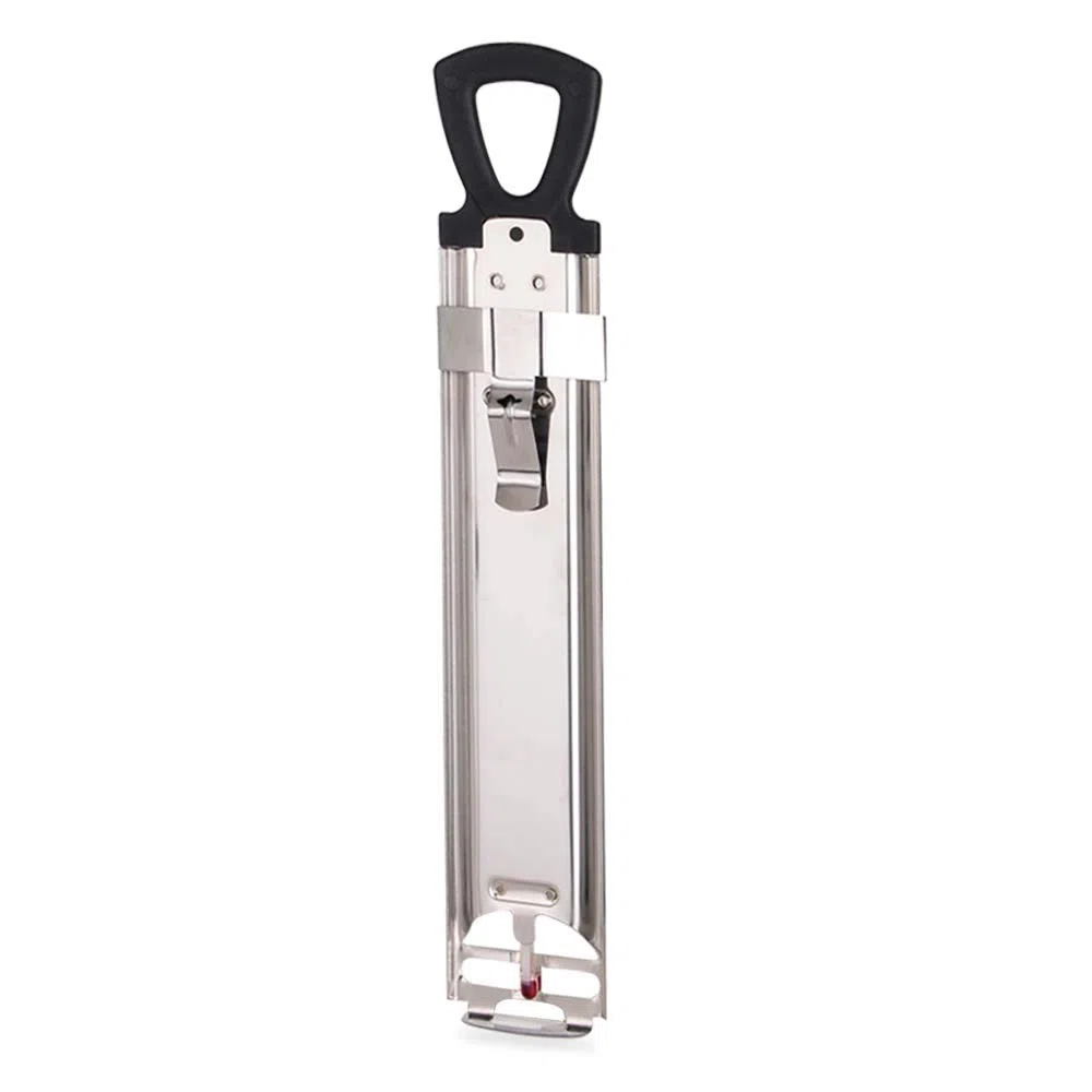 Termometro per caramelle, termometro, marmellata, zucchero, sciroppo, gelatina, con gancio e clip per pentola, in acciaio inox, termometro per alimenti, guida rapida alla temperatura, colore nero