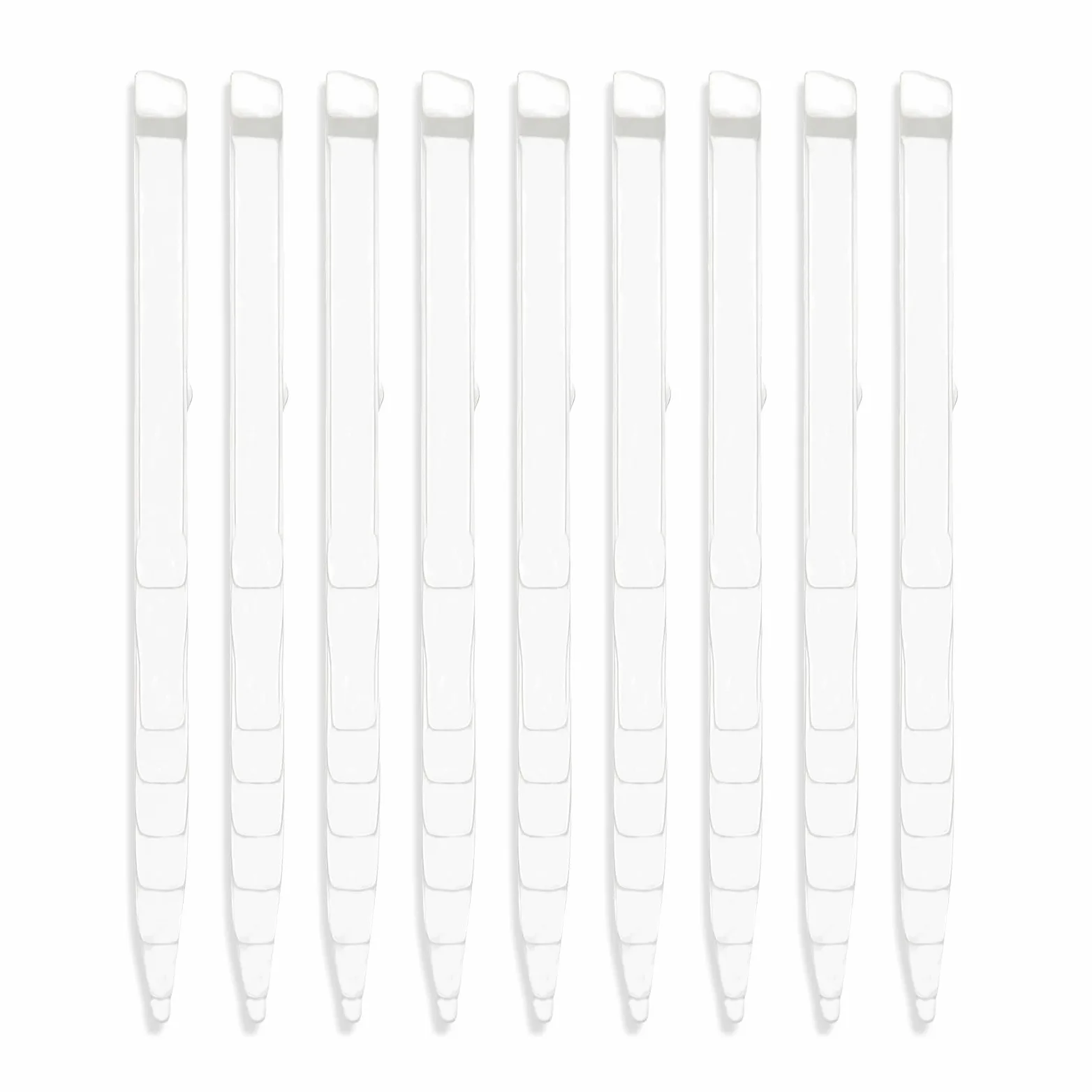 Stuzzicadenti per Victorinox Coltellino Svizzero - Ricambio Stuzzicadenti per Victorinox Ranger Spartan Huntsman Compact, Accessorio Manico Coltello, Uso Quotidiano Outdoor, Plastica, Bianco, 9 pezzi