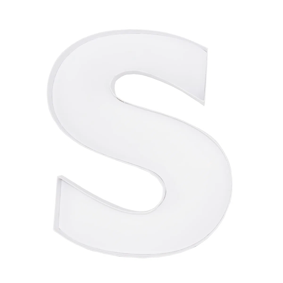 WENPACK Scatola di cartone riempibile a forma di lettere e numeri, 30,5 cm, con coperchio trasparente, per dolci e salumi al pascolo (S)