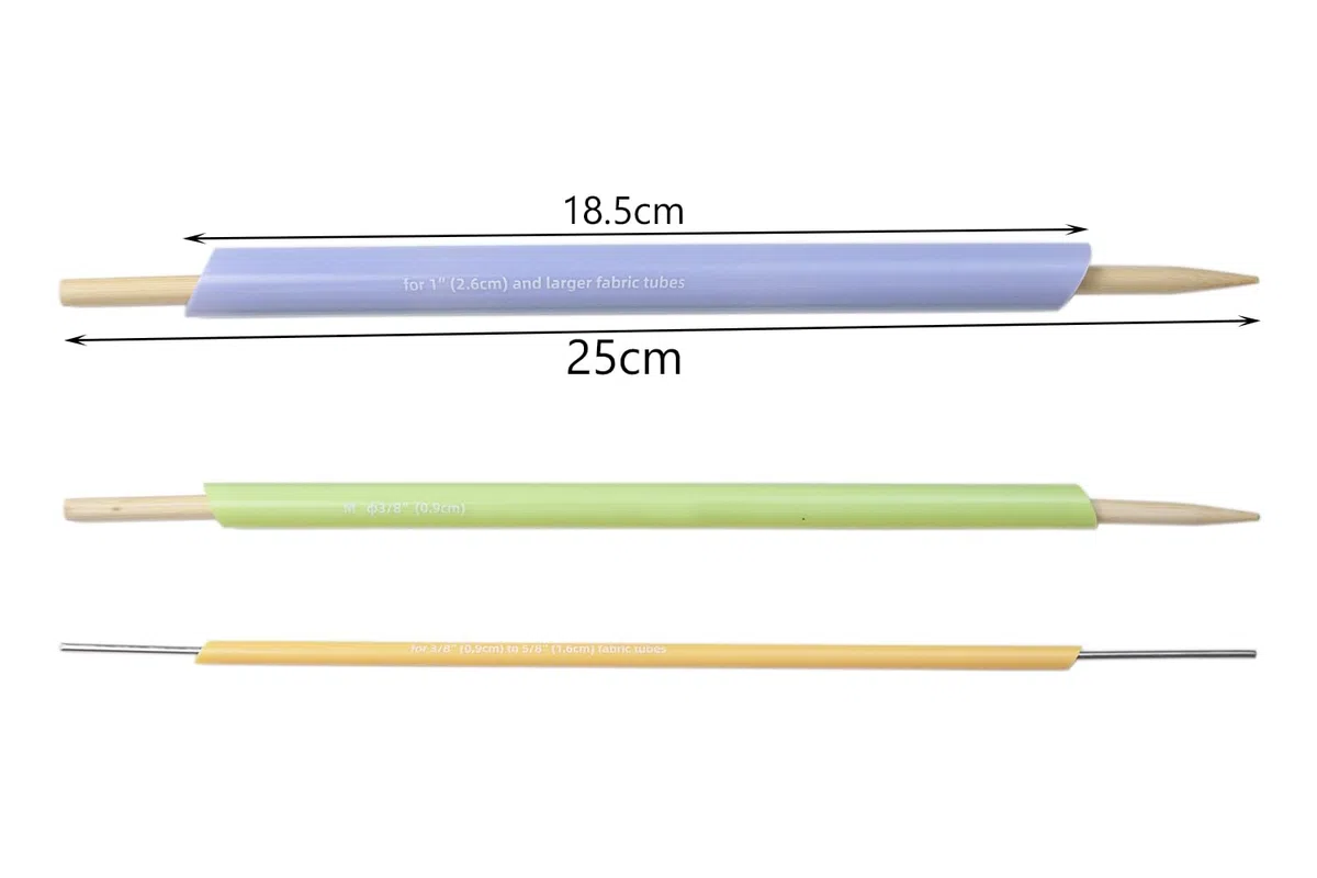 ieron Tornitori per tubi in tessuto Set di serraggio per tubi Turner gancio elastico infila strumenti kit per cucito fai da te