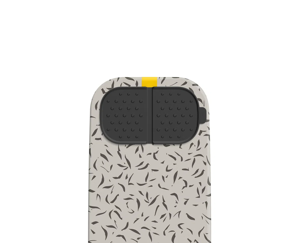 Joseph Joseph Copriasse da Stiro Standard 110 x 33 cm, 100% Cotone, con Tappetino in Silicone Resistente al Calore, Compatibile con Glide Compact, Beige/Nero