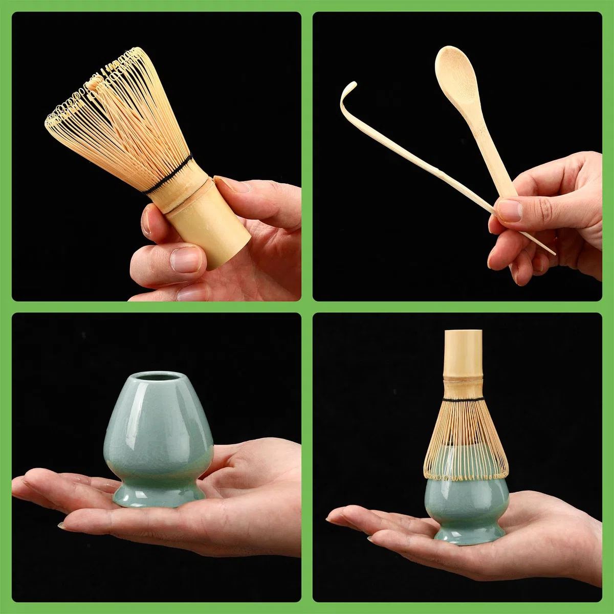 Frusta al Matcha 5 pezzi Kit Frustino the Matcha Frusta di bambù
