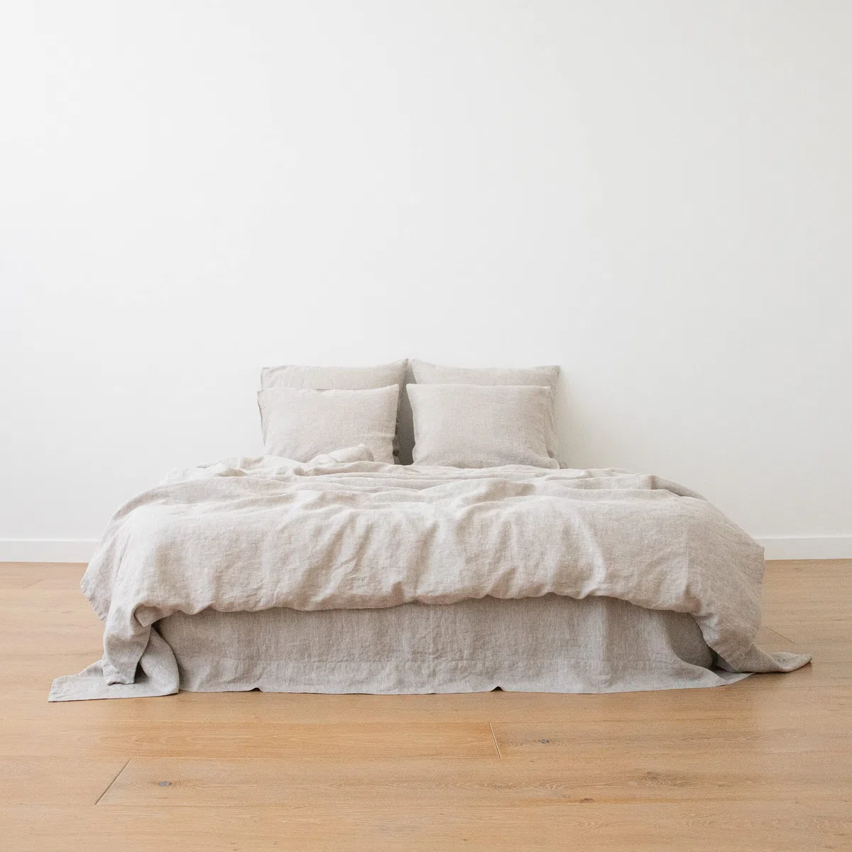 LinenMe Federa in Lino – 2 pezzi - 50 x 80 cm in 100% puro lino lavato naturale – Biancheria da letto in lino traspirante, termoregolatore, ipoallergenico, morbido e resistente - Naturale