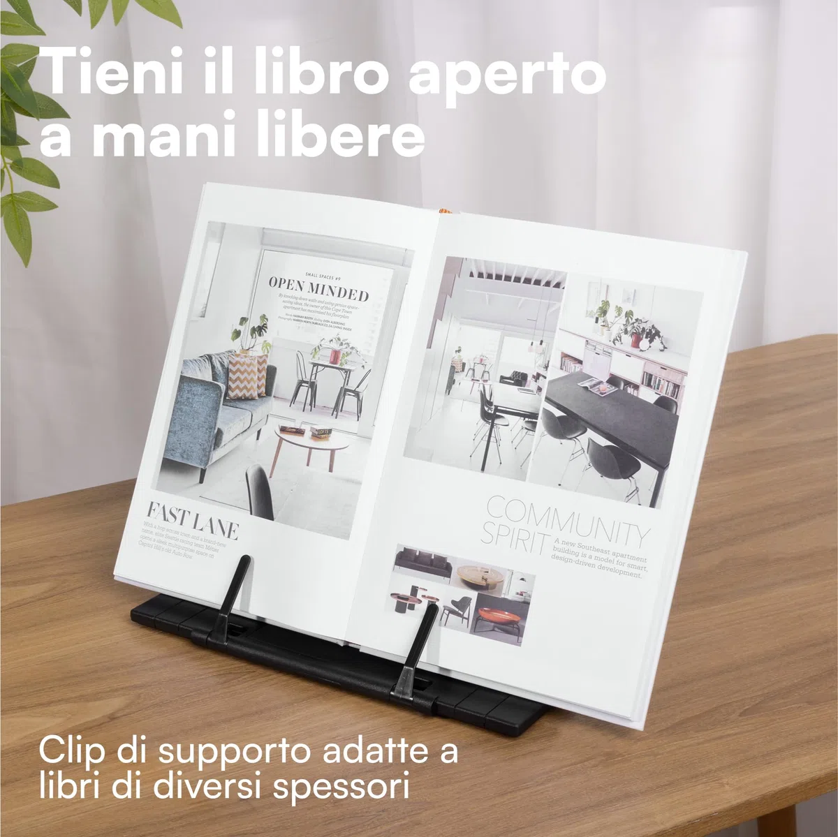 H&S® leggio per ricettari e libri