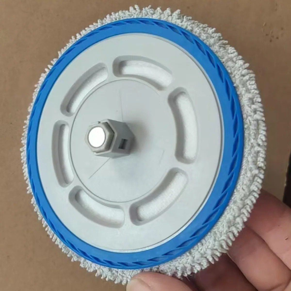 Supporto per robot aspirapolvere e panno di pulizia per ECOVACS per DEEBOT per MINI, 2 cuscinetti riutilizzabili in microfibra con staffe, parti di ricambio facili da installare
