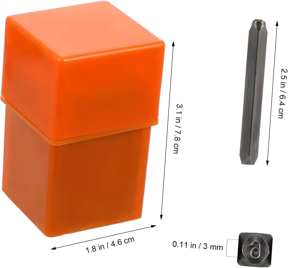 Set di 37 Tamponi in Metallo 3mm, Lettere A-Z Numeri 0-9 & Caratteri Speciali, Tamponi Imbossaggio Acciaio Temperato per Metallo Plastica Legno Pelle,