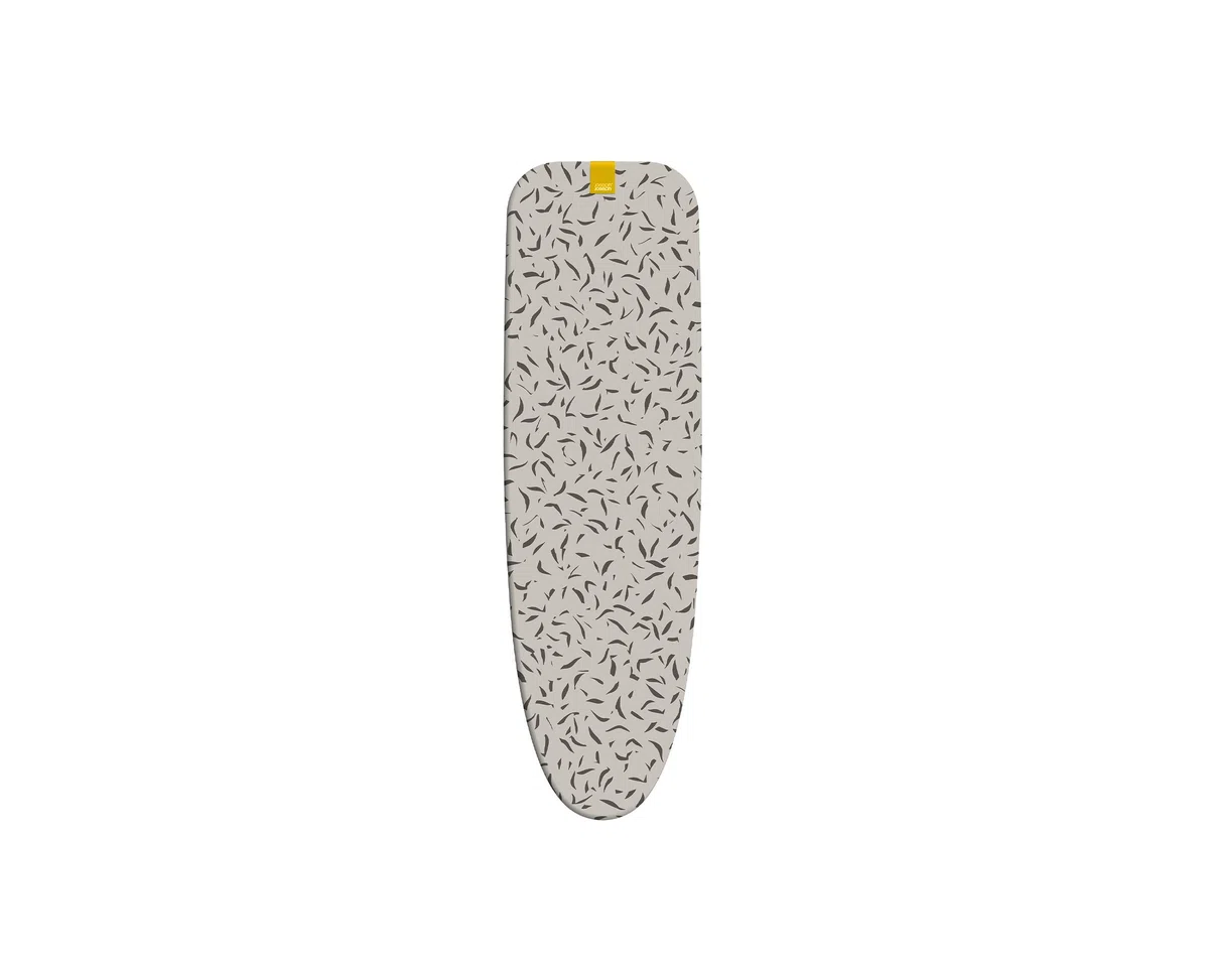 Joseph Joseph Copriasse da Stiro Standard 110 x 33 cm, 100% Cotone, con Tappetino in Silicone Resistente al Calore, Compatibile con Glide Compact, Beige/Nero