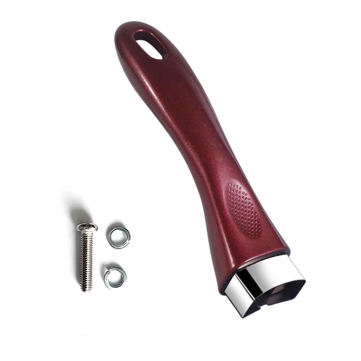 Vastsea Manico Universale in Bachelit, Pentole Maniglia, Manico Rimovibile, Viene Fornito con Viti, per Utilizzato Nella Maggior Parte Degli Accessori Pentole da Cucina (Rosso)