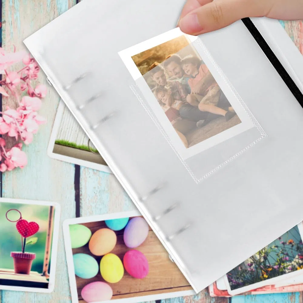 Kpop - 30 fogli per album fotografici, raccoglitori di foto, 6 anelli, porta tessere, foto e raccoglitori, formato A5, per album fotografici, trasparenti per carte di credito, francobolli