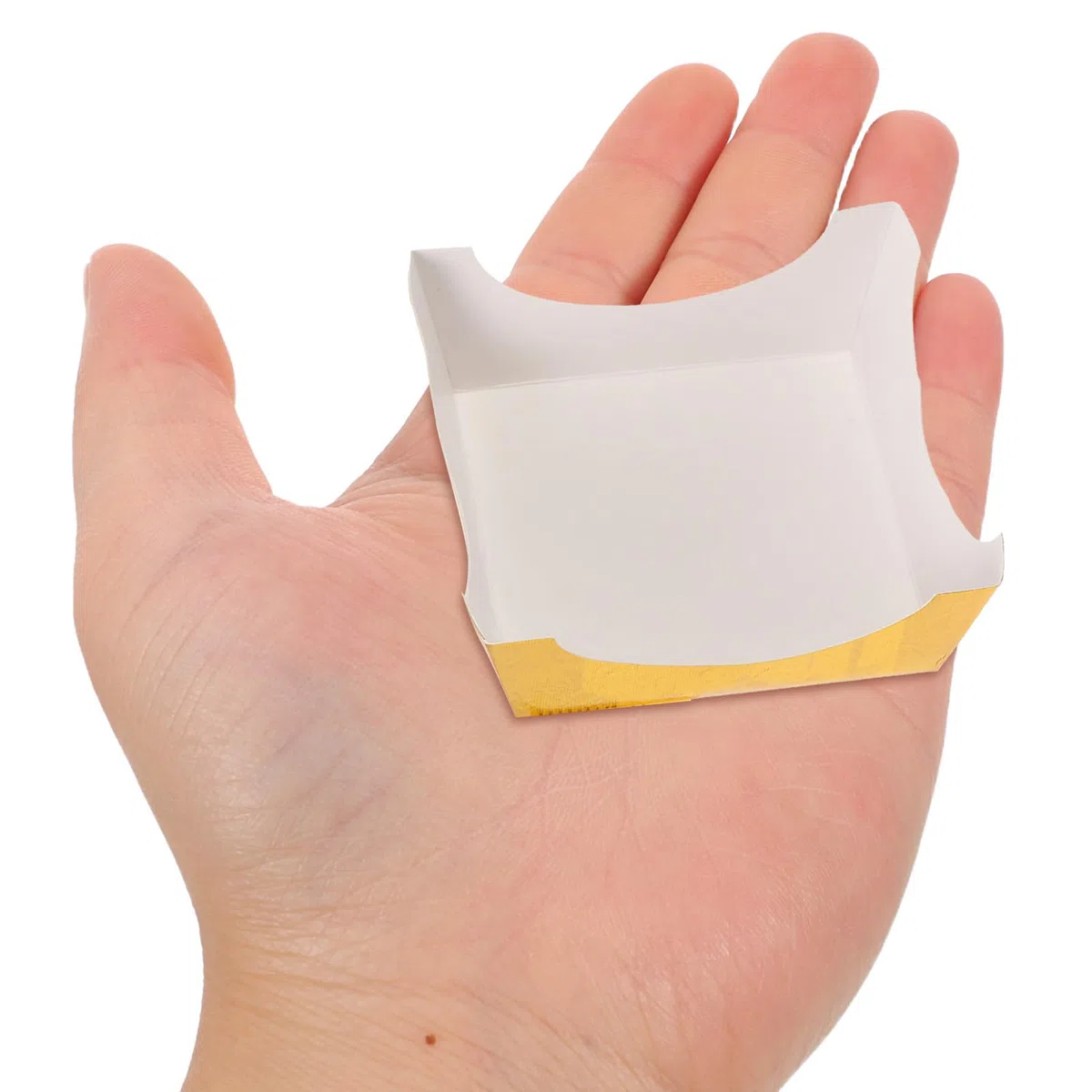 100 Pirottini Quadrati per Torte in Carta Oro, 100 Pezzi Resistente ad Alte Temperature e Non Deformabile, per Muffin, Cupcake e Feste