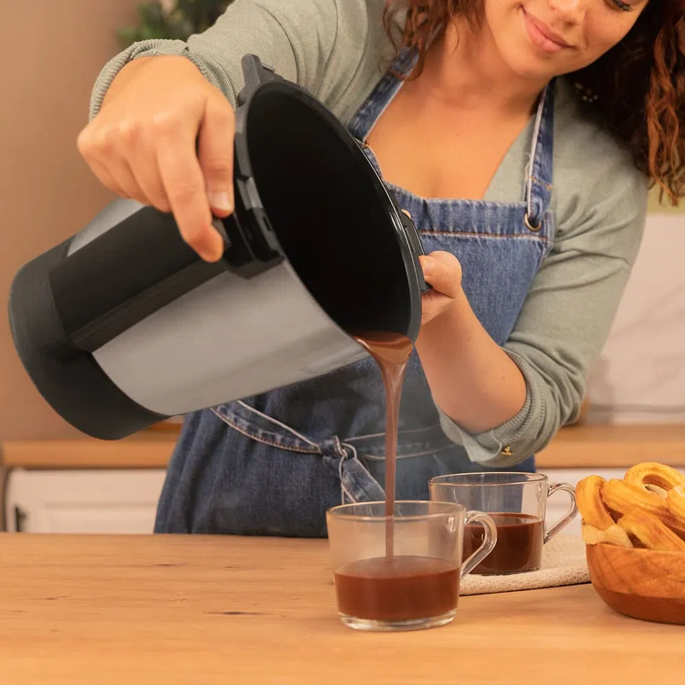 Cecotec Caraffa Havana Easy, capacità di 3,3 litri, brocca in acciaio inox con rivestimento antiaderente, compatibile con Mambo Touch