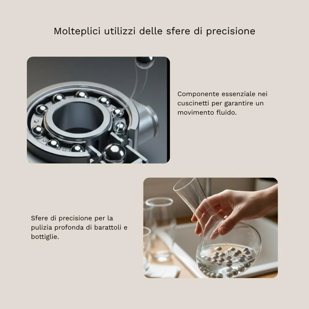 Hartem - Confezione da 250 Sfere di Precisione in Acciaio Inox per la Miscelazione di Vernici Modellanti Acriliche o Vernici per Aerografo | Misura 5 mm (0.20”)