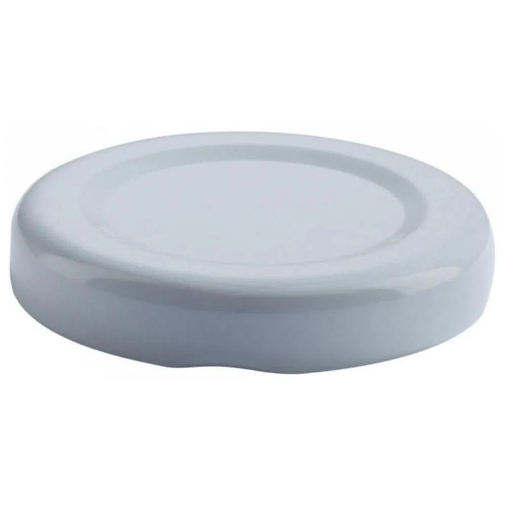 mikken 25 coperchi TO43 4,5 cm per bottiglie di vetro Twist-Off tappo a vite per bottiglie di latte e succhi di frutta, colore bianco