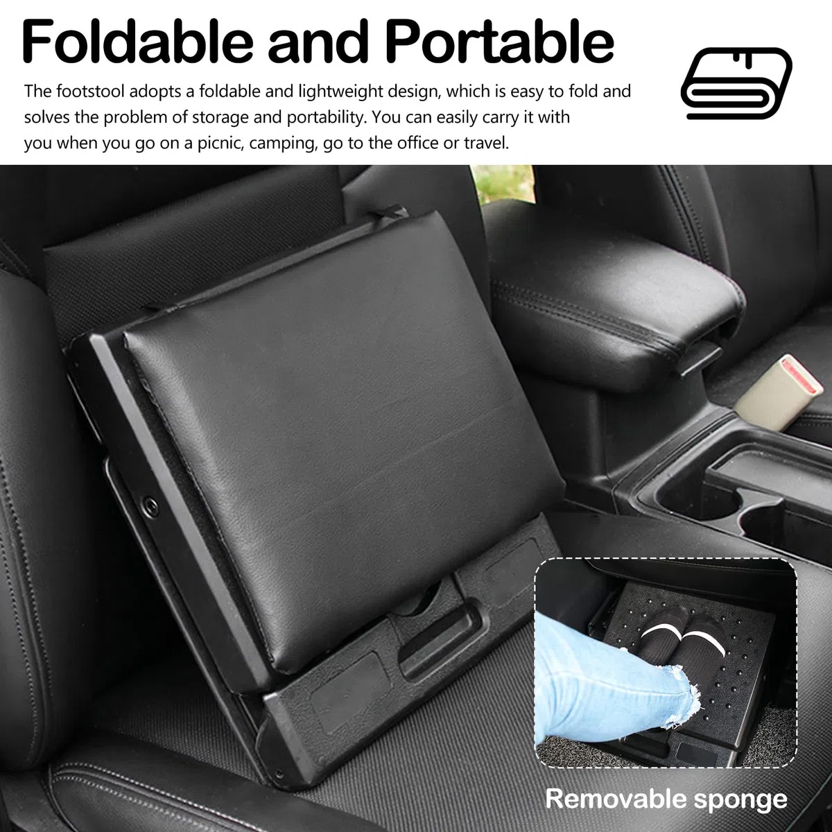 Poggiapiedi da scrivania, poggiapiedi regolabile poggiapiedis ergonomico poggiapiedis da ufficio rimovibile con massaggio e morbido cuscino per auto ufficio casa viaggio (nero)