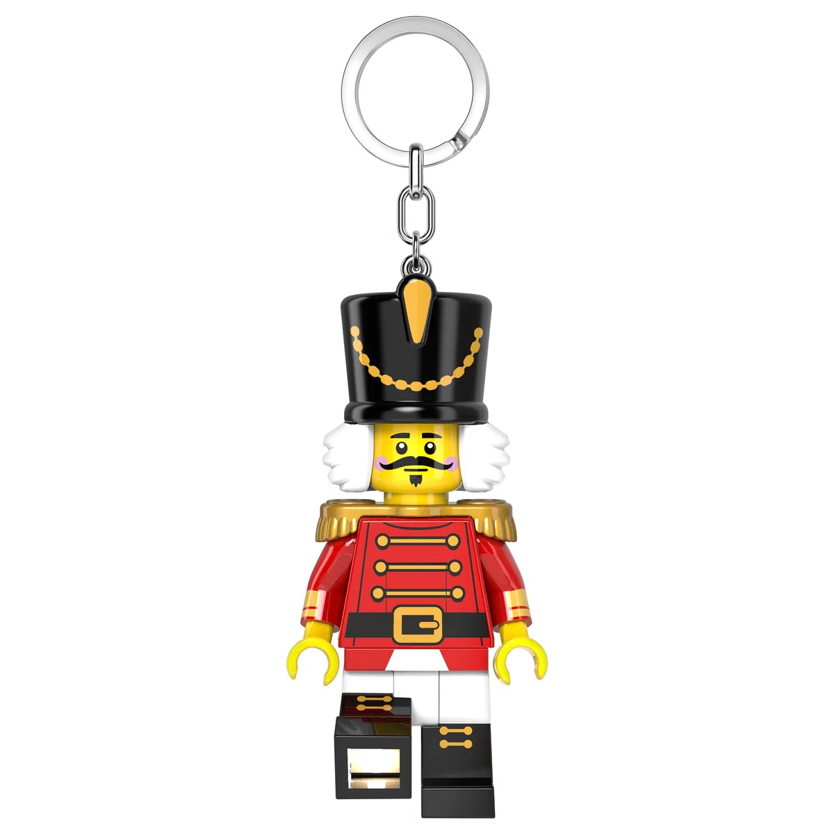 LEGO Iconico Portachiavi Torcia - Altezza 76 mm (KE184) - 2 batterie CR2025 incluse
